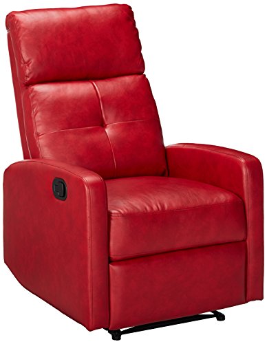 Christopher Knight Home Samedi PU Recliner, Oxblood Red