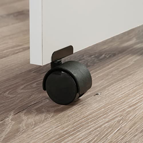 Sauder Miscellaneous Storage Craft & Sewing Armoire, L: 35.11" x W: 21.81" x H: 61.58", Glacier White finish Sauder