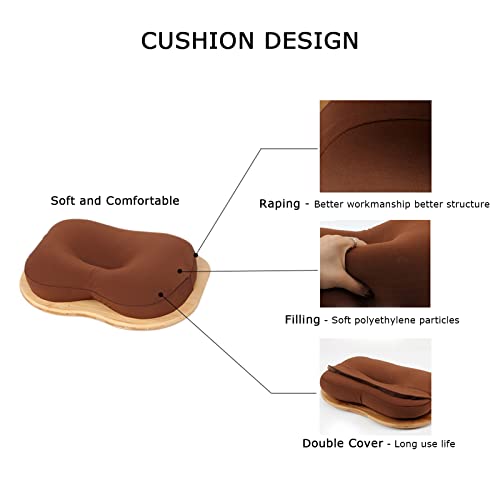 SUMISKY Lap Desk-Portable Laptop Table with Cushion Bamboo Platform Phone Holder SUMISKY