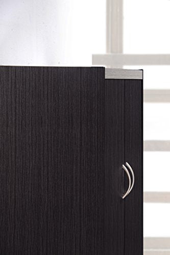 Hodedah 4 Door Kitchen Pantry with Four Shelves, Chocolate Hodedah