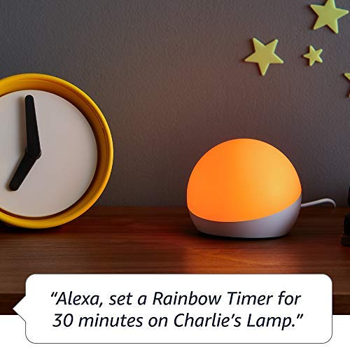 Echo Glow - Multicolor smart lamp, Works with Alexa Amazon