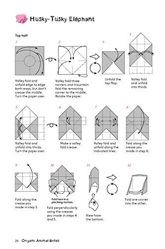 Origami Animal Boxes Kit: Cute Paper Models with Secret Compartments! (14 Animal Origami Models + 48 Folding Sheets) Tuttle Publishing