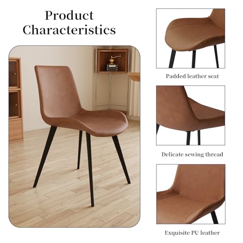 HIPIHOM 63"- 78.7" Extendable Dining Table Set for 8, Modern Kitchen Table with Dining Chairs for 6-8 Person, Thickened Expandable MDF Wooden Table with Metal Leg for Dining Room, Kitchen, Living Room HIPIHOM