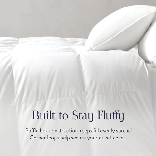 Brooklinen Lightweight Down Alternative Comforter - Twin/Twin XL - Cooling Summer Duvet Insert for Hot Sleepers - 100% Cotton Sateen, Breathable Recycled Fill, Baffle Box - Soft & Airy Bedding Brooklinen