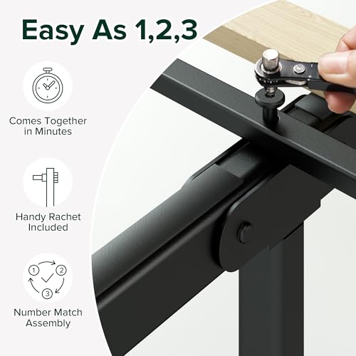 ZINUS Joseph 10 Inch Platform Bed Frame, Wood Slat Support, No Box Spring Needed, Eco Friendly WonderBox(TM) Packaging, Easy Assembly, Black, Full ZINUS