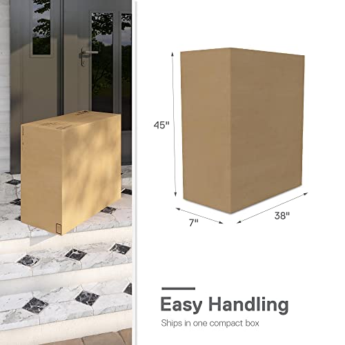 DHP Dakota Upholstered Platform Bed with Underbed Storage Drawers and Diamond Button Tufted Headboard and Footboard, No Box Spring Needed, Twin, White Faux Leather DHP