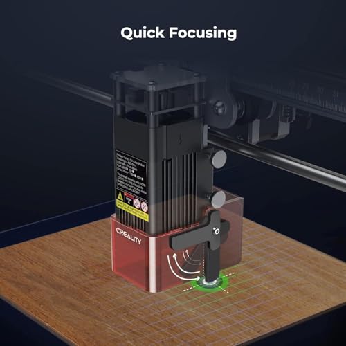 Creality Falcon 5W Laser Engraver, with Honeycomb Laser Bed 500x500mm, 10000mm/min, 72000mW High-Precision Laser Cutter for Wood, Acrylic, Pre-Installation and Out-of-The-Box Creality