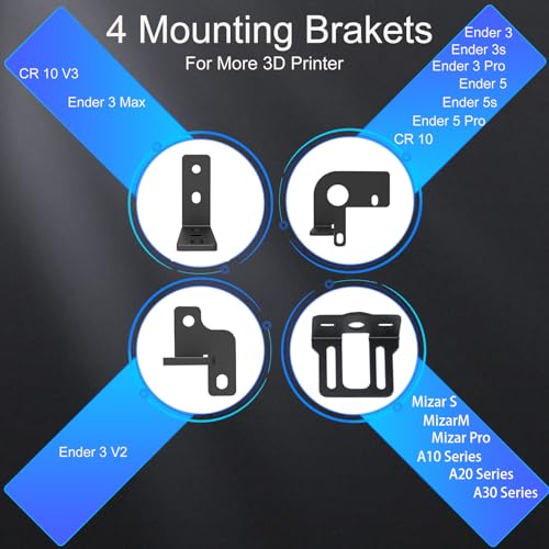 Geeetech Upgrade BL- Touch V3.2 Auto Bed Leveling Sensor with 4 Brackets for All Ender 3 Series, Ender 5, Ender 5 Pro, Ender 5s, CR10, CR10 V3 Printer. BL - Touch Kit for 8 or 32 Bit Motherboard Geeetech