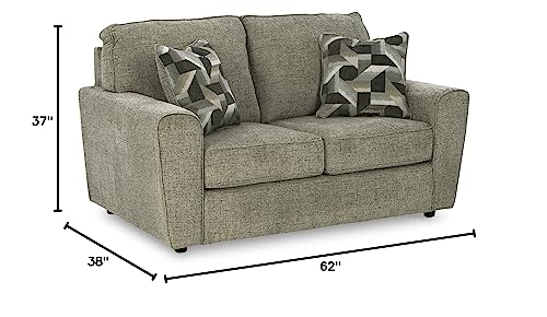 Signature Design by Ashley Cascilla Casual Loveseat, Light Gray Signature Design by Ashley