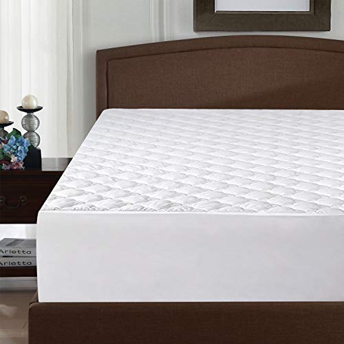 Queen Mattress Pad Thick Quilted Mattress Topper, Air Mattress Cover, Super Soft Breathable and Noiseless Down Alternative Fiber Extra Thick Mattress Pad with Deep Pocket Fits up to 23 Inch Mattress Moonsea