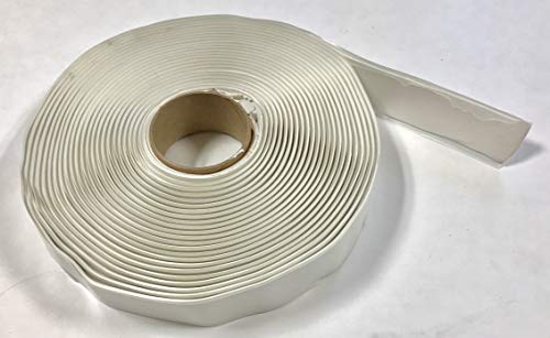 White Butyl Tape 1/8 inch x 1 inch x 30 feet for RV/Mobile Home (Single Roll)1 Elite Warehouse