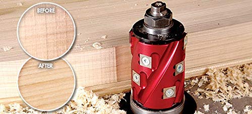 Amana Tool - 62mm Insert Spiral Planing Hed (61292), Industrial Grade Amana Tool