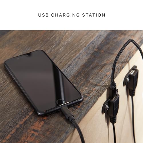 Signature Design by Ashley Next-Gen DuraPella Contemporary Faux Leather Wall Hugger Power Recliner with Adjustable Headrest and USB Ports, Light Brown Signature Design by Ashley