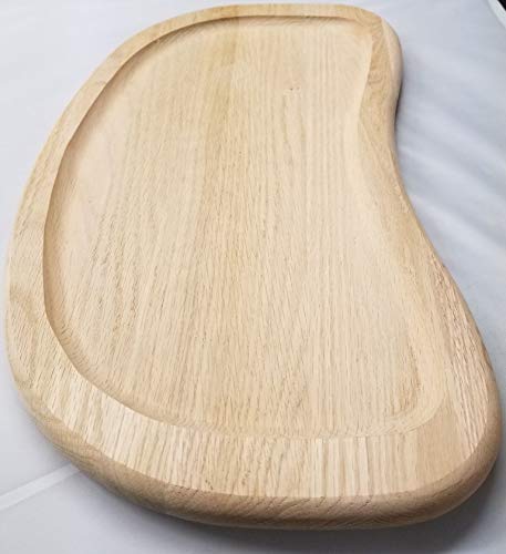Solid Grooved Red Oak High Chair Tray Wood Antique Vintage Baby Toddler Infant seat Antique Hardware & More
