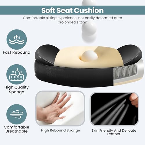 Executive Office Chair, Gaming Chairs with Footrest, Home Office Desk Chair, Ergonomic Computer Chairs with Lumbar Support, Suitable for Office and Home Use fidom