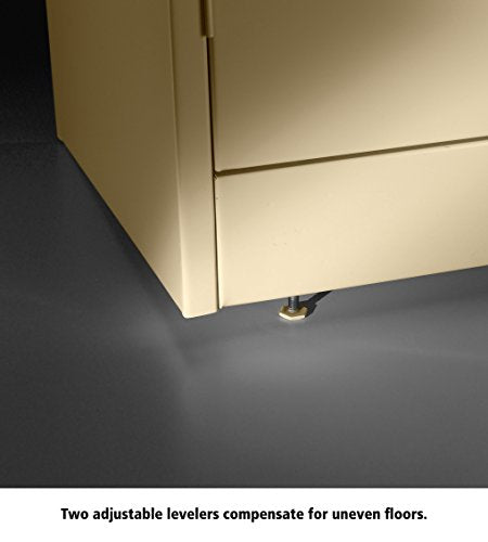 Tennsco J2478SU Heavy Gauge Steel Jumbo Storage Cabinet, 5 Shelves, 400 lbs Capacity per Shelf, 48" Width x 78" Height x 24" Depth, Putty Tennsco