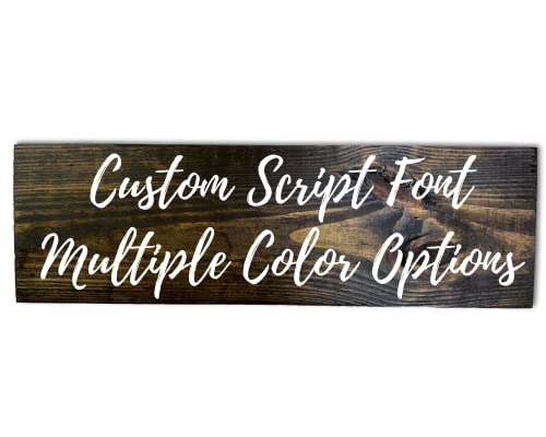 Custom Wood Signs, Personalized Gift, Wooden Decor for Home, Plaques with Quote, Saying, Design your own, Custom Wooden Signs, Planks (Brown) Generic