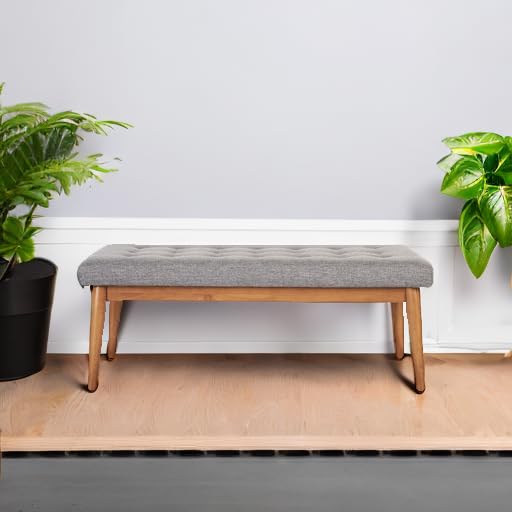 Crosley Furniture Landon Wood Dining Bench for Entryway or Mudroom, Acorn Crosley Furniture