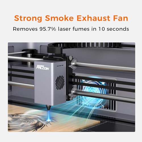 Creality Laser Engraver Falcon A1 10W with Fully Enclosed Design High Compatibility & Easy Assembly,Speed up to 600mm/s, Precision Engraving Machine Creality
