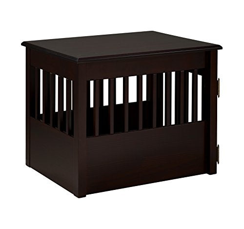 BarkWood Pet Crate End Table - Cappuccino Finish Camaflexi