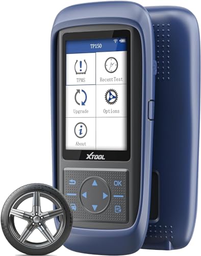 XTOOL TP150 TPMS Programming Tool, Universal TPMS Tire Sensor Relearn/Reset/Activate/XTOOL TS100 Sensor Programmer, Tire Pressure Monitor System Diagnostics Tool XTOOL