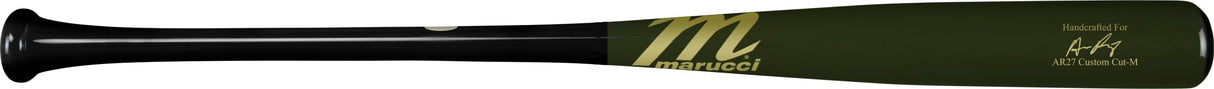 MARUCCI RILEY27 PRO Exclusive Black/Swamp Green Adult Maple Wood BAT, 33" Marucci