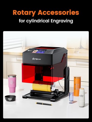 AlgoLaser 5W Smart Laser Engraver Machine: Portable Laser Engraver with 3.5" Touchscreen & AlgoOS System - Hand Draw/Wireless Transmission/SD Card/Offline - Laser Engraving for Wood, Leather AlgoLaser