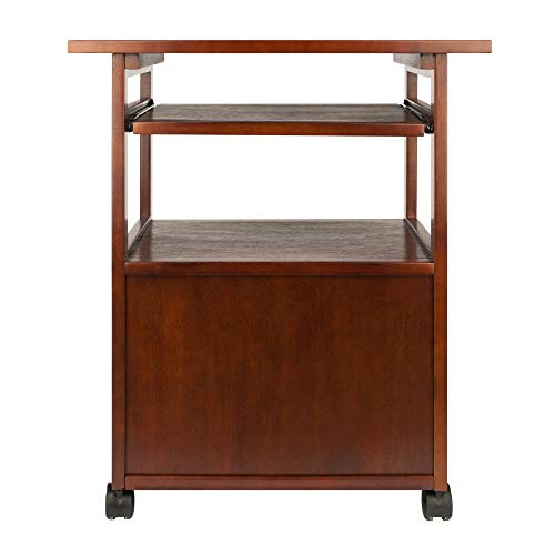 Winsome Piper Home Office, Walnut, 24.02"W x 29.65"H x 17.32"D Winsome