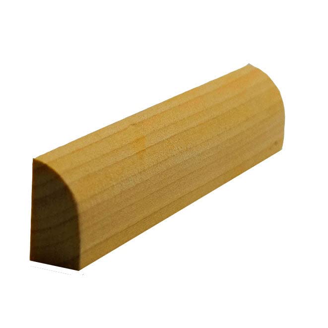 EWBS11 Baseboard Shoe Quarter Round and Doorstop, 1/2" x 3/4", Cherry, 94" Newmouldings