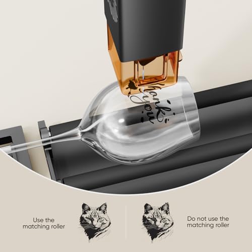 BlazeX Rotary Roller and Risers Kit for M3 Laser Engraver, 360° Cylindrical Engraving Module with Multi-Stage Height Extensions, Ideal for Tumblers, Bottles, and Cans BlazeX
