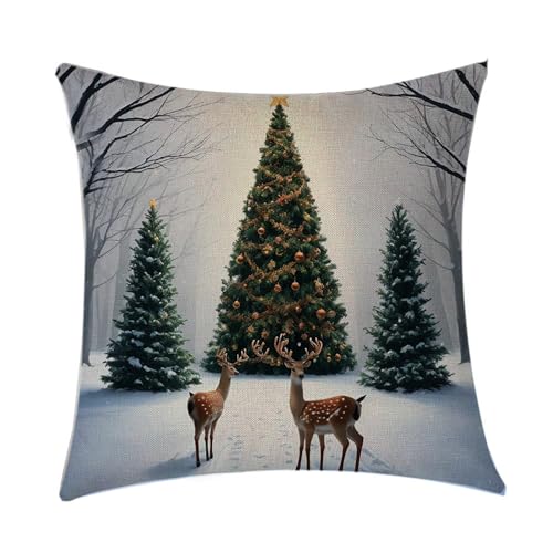 QOMOLANGMA Blank Sublimation Pillow Cover 15.75" x 15.75" Linen Heat Transfer Printing Sublimation Blank Pocket Pillow Case Linen Pillowcase (10PCS) QOMOLANGMA