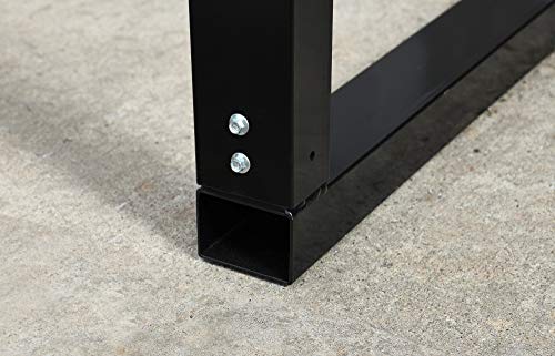 Arrow Carports Galvanized Steel Carport, Double Car Metal Carport Kit, 20' x 20' x 7', Charcoal Arrow Shed