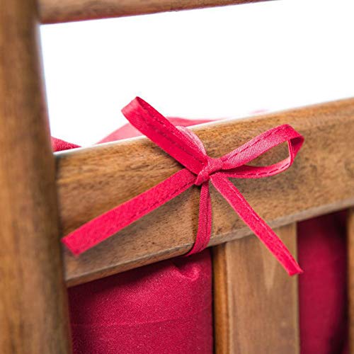 SEAHOME Rocking Chair Cushion Pad, 2 Piece Indoor/Outdoor Rocking Chair Cushions Set Non-Slip Overstuffed Patio Chair Cushion SEAHOME