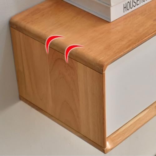 Entertainment Center for TVs Floating TV Stand Wood, 78.7" Floating Entertainment Center for Up to 80 Inch TVS, TV Cabinet Media Console Wood Storage Hutch Under TV for Living Room Farmhouse TV Consol XJLRRTEE-888