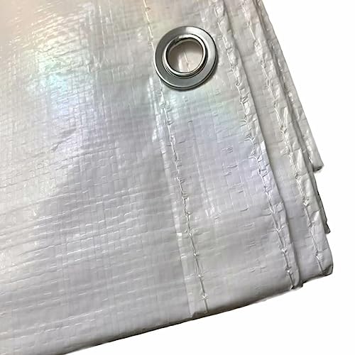 Moose Supply Economy Solid Tent Sidewall for Party and Canopy Tents, 7' x 20', White, Heavy Duty Polyethylene Moose Supply