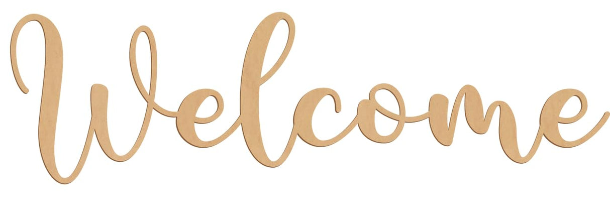 3 Inch Tall Custom Word Scroll Script Cursive Font Cat Unfinished MDF Wood for Names, Initials, Craft, Kid's Room, Sign, Plaque (3") NEXTCraft