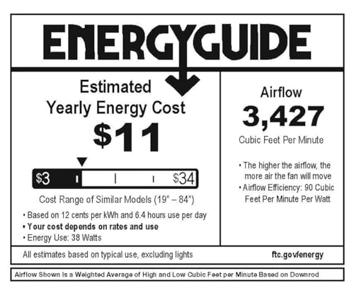Hinkley Metro 52" LED Indoor Dual Mount Ceiling Fan - Traditional Style, Reversible Wooden Fan Blades - Metallic Matte Bronze - Remote Sold Separately Hinkley