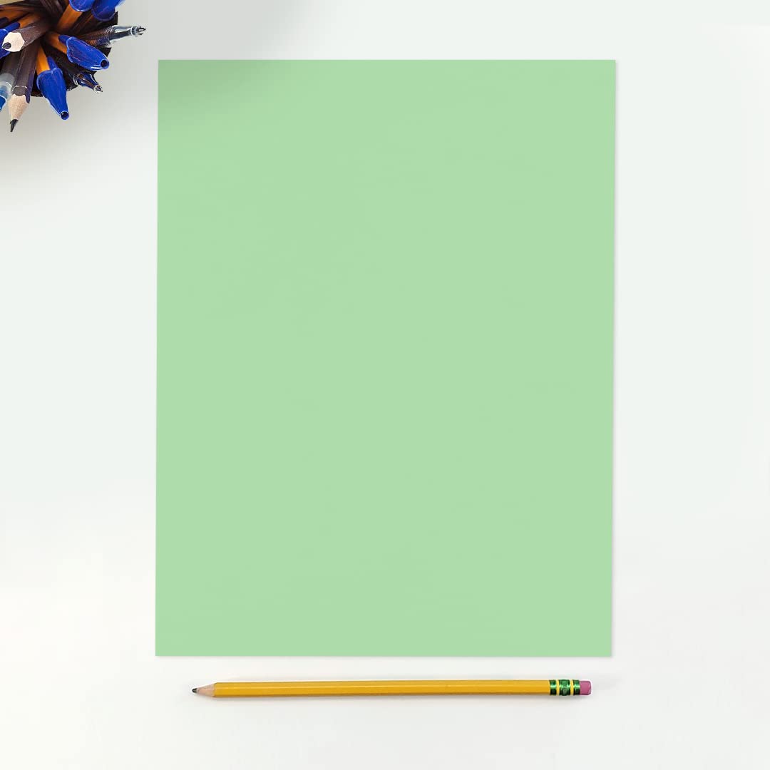 LUXPaper 8.5" x 11" Paper | Letter Size | Pastel Green | 60lb. Text | 50 Qty LUXPaper
