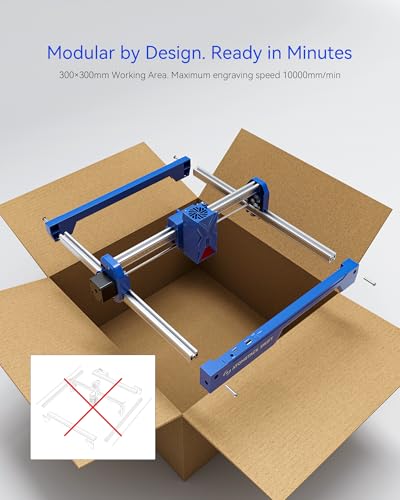 ATOMSTACK Swift 7W Laser Engraver, Swift 7W Laser Cutter, 0.06mm High Accuracy Laser Engraving Machine for Wood and Metal, Dark Acrylic, Glass, Leather ATOMSTACK