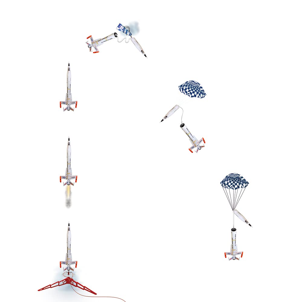 Estes 1250 Interceptor Flying Model Rocket Kit for 12 years old and up with Adult Supervision for under 12 Estes