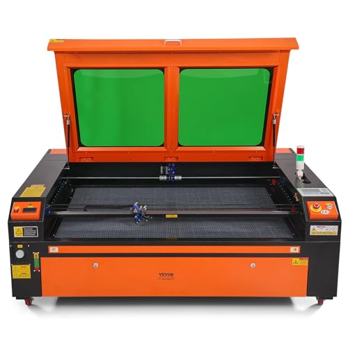 VEVOR 130W CO2 Laser Engraver, 35 x 55 in, 19.7 IPS Laser Cutter Machine with 2-Way Pass Air Assist, Compatible with LightBurn, CorelDRAW, AutoCAD, Windows, Mac OS, Linux, for Wood Acrylic Fabric More VEVOR
