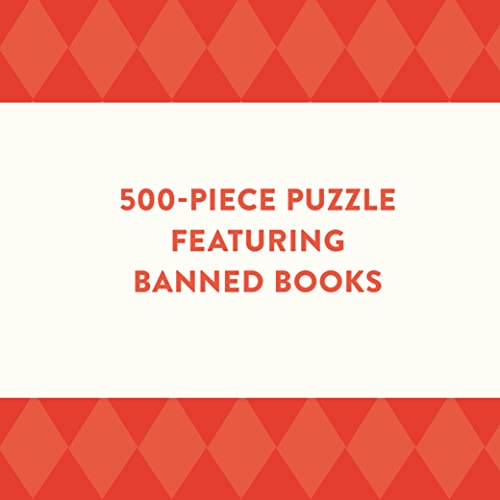 Bibliophile Banned Books 500-Piece Puzzle Chronicle Books