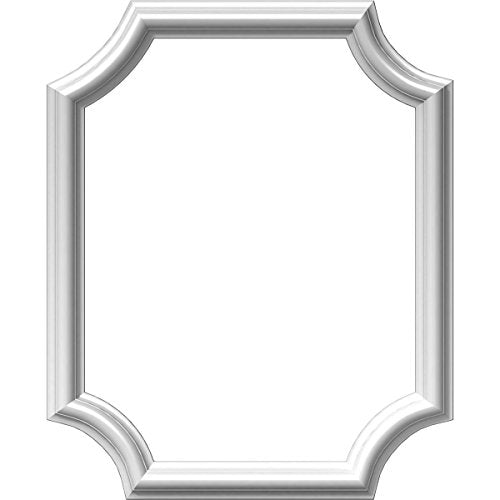 Ekena Millwork PNL16X20AS-02 16"W x 20"H x 1/2"P Ashford Molded Scalloped Wainscot Wall Panel Ekena Millwork