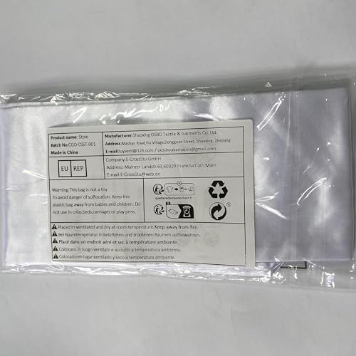 GraduatePro White Sublimation Blank Graduation Stole Sash 72 Inches Long GraduatePro