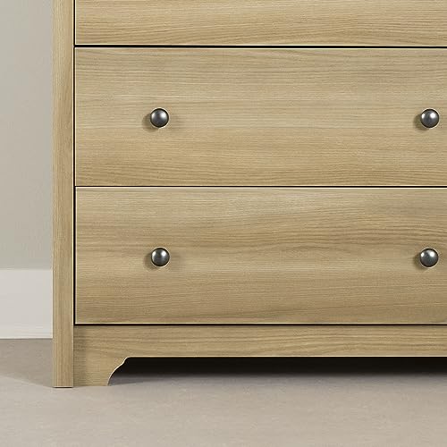 South Shore Vito 6-Drawer Double Dresser, Natural Ash South Shore