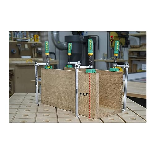 MICROJIG Matchfit DVC-850AP 2-In1, Track And In-Line Dovetail Clamp, 2-Pack, Green MICRO JIG