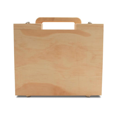 Wood Suitcase 8-1/8 x 10 inch, Pack of 1 Unfinished Wooden Boxes for Crafts, Travel Friendly Memory Boxes for Keepsakes, by Woodpeckers