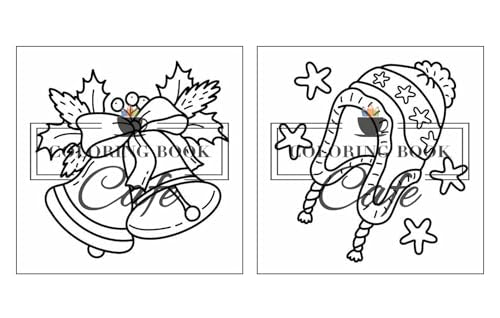Cozy Christmas: Cute and Cozy Coloring Book for Adults & Teens Featuring Easy and Bold Christmas Designs WoodArtSupply