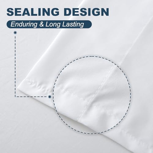 Lavisun Full Flat Sheet, 1 Pack White Full Bed Sheet Only - Brushed Microfiber Top Sheets for Hotel, Dorm, Ultra Soft & Breathable - Wrinkle-Free - Easy Care - Single Flat Sheet Lavisun