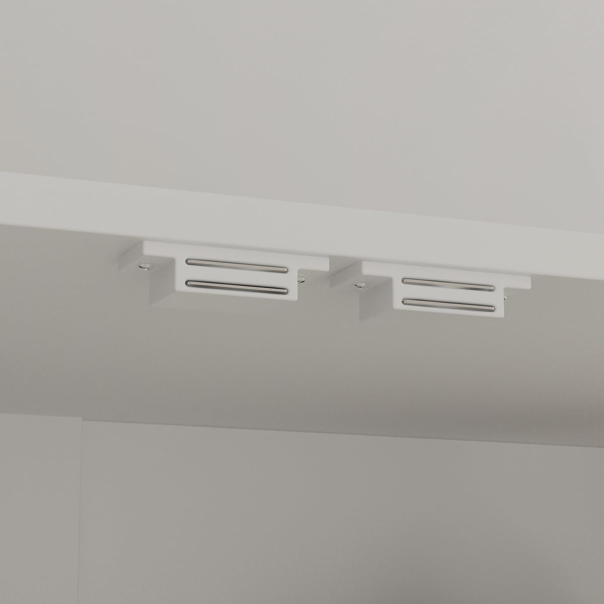 Homsee 6-Tier Tall Bookcase with Glass Doors - Modern Wooden Storage Cabinet in White Homsee